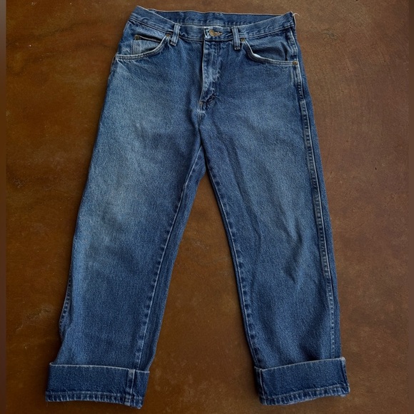 Wrangler Denim - Wrangler straight leg Blue Jeans